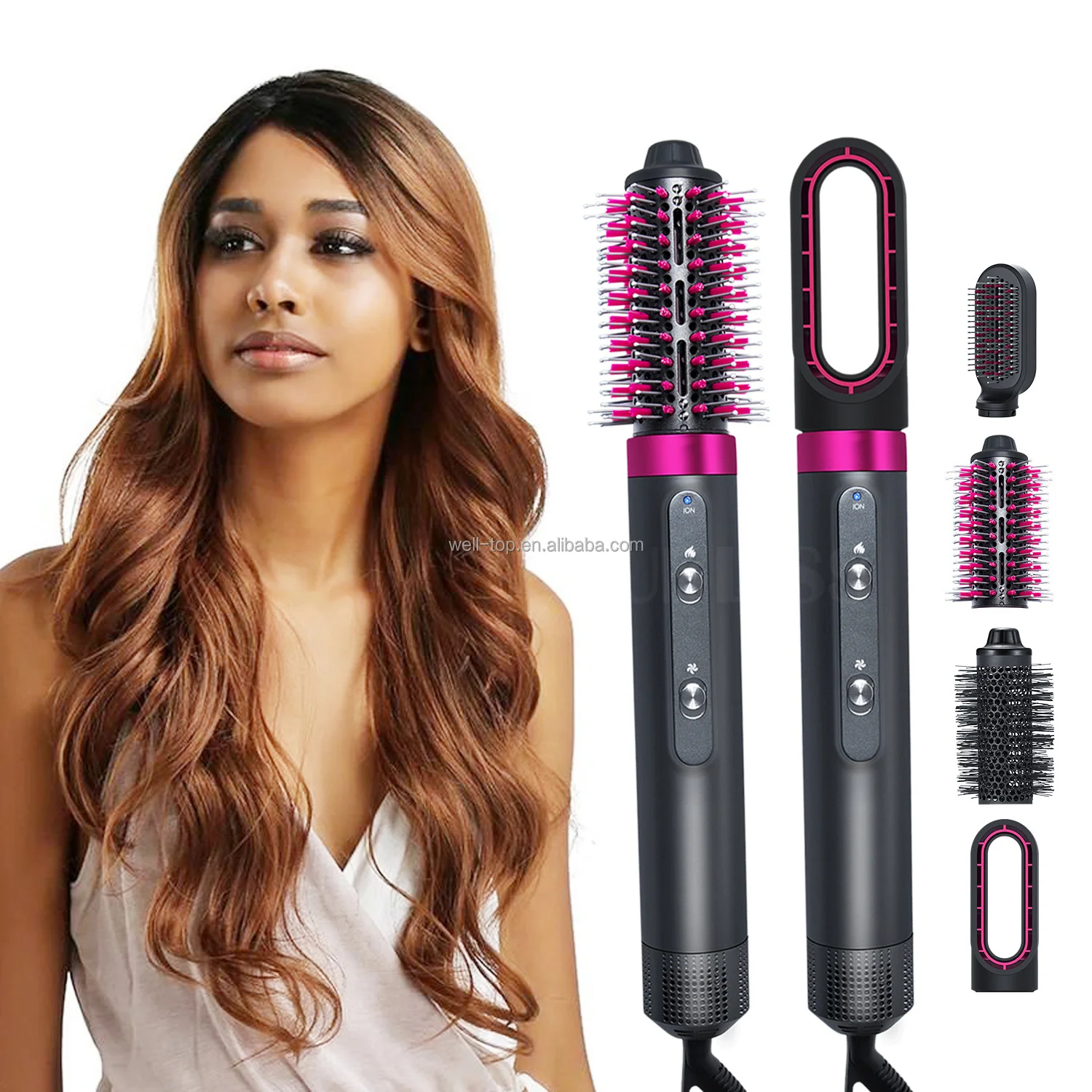 bigoudi-rotatif-professionnel-4-en-1-brosse-a-air-chaud-ionique-seche-cheveux-a-ions-negatifs-menage-nouveau