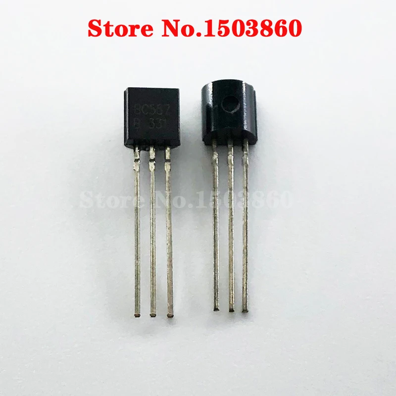 100PCS/lot BC557B TO-92 BC557 557B TO92 new triode transistor In Stock