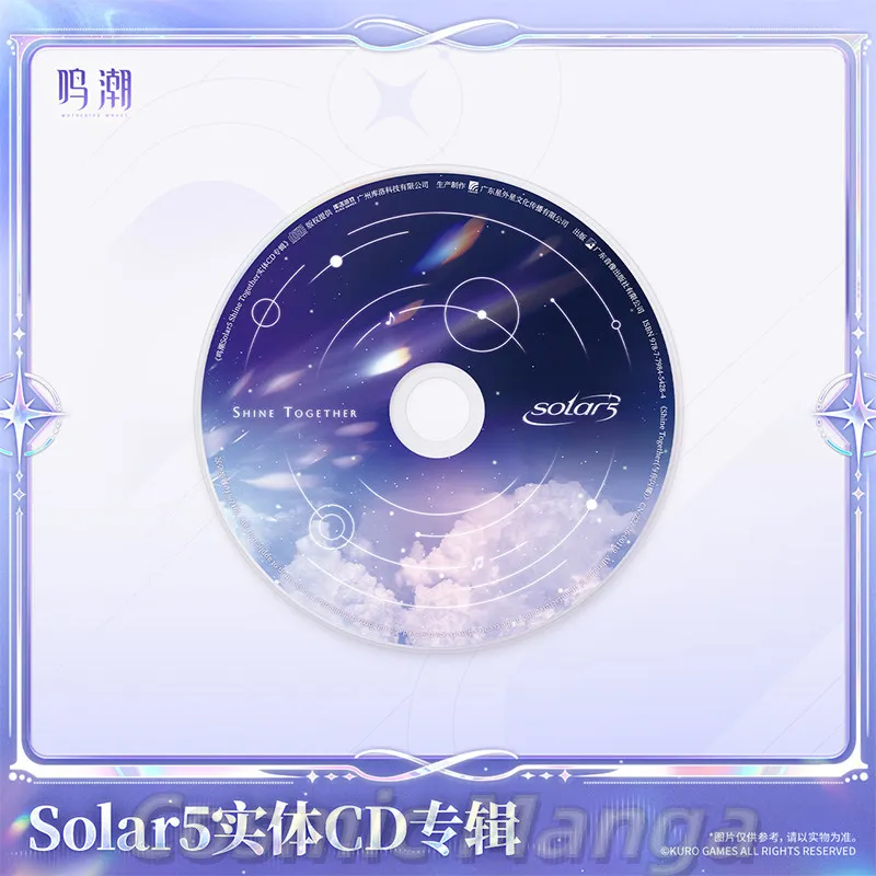 Game Genuine Cosplay Wuthering Waves Solar5 Theme Denia Phoebe Iuno Gift Box CD album Gift Ornament Role Play Birthday Gift
