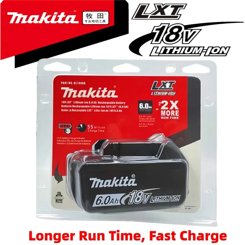 

New Authentic Makita 18 v battery suitable for Makita BL1830 BL1830B BL1840 BL1840B BL1850 BL1850B power tools 18V 6Ah batteries