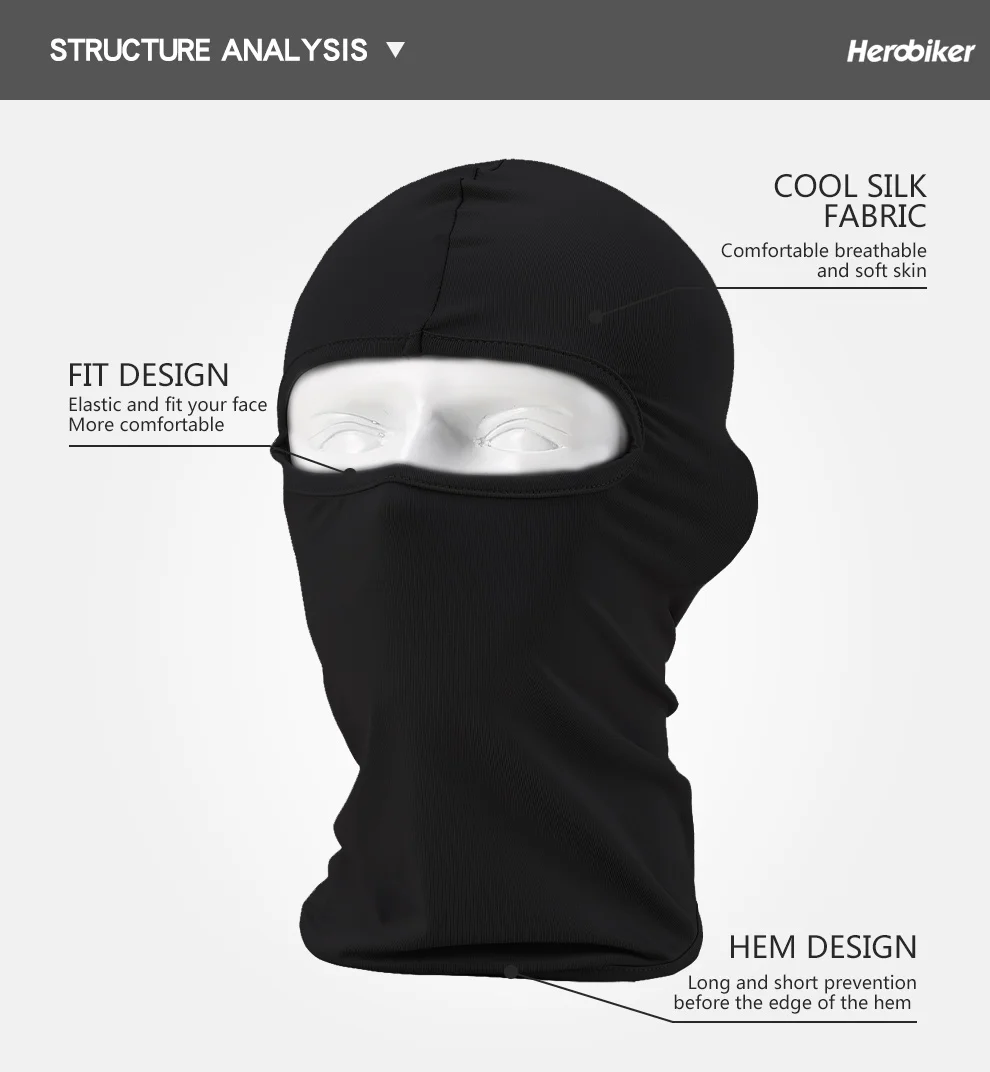 Sturmhaube, Motorrad-Gesichtsmaske, Moto-Helm, Bandana, Kapuze, Ski, Hals, Vollgesichtsmaske, winddicht, staubdicht, Gesichtsschutz, Herren-Biker-Maske – Detail 5