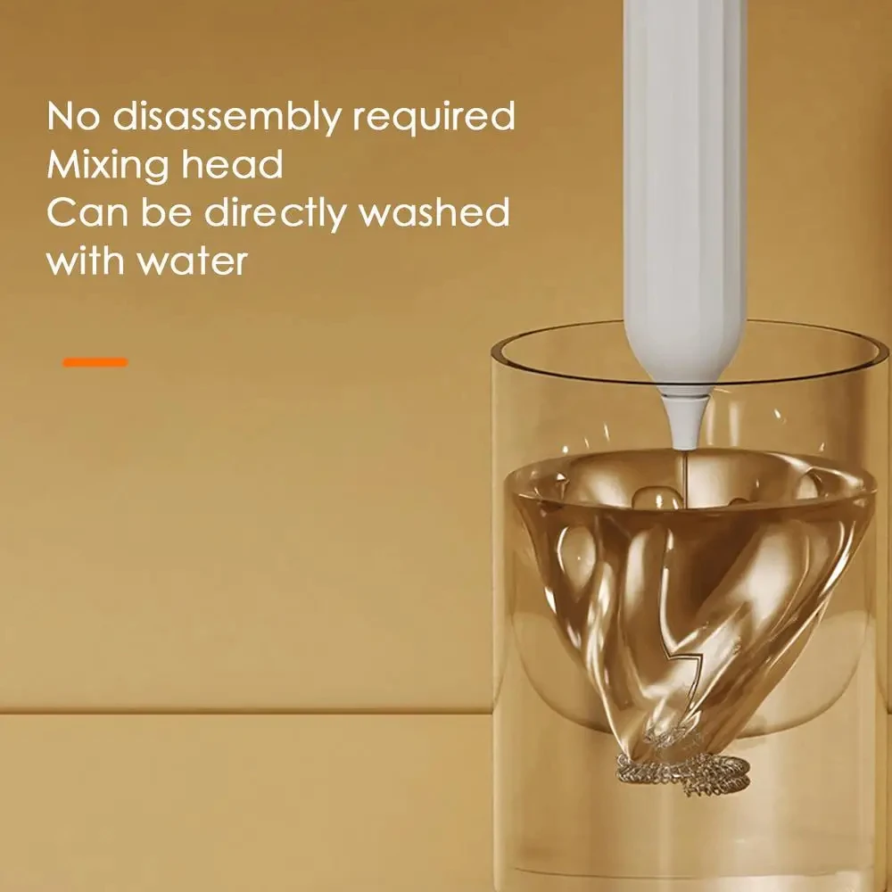 전기 우유 거품기, 휴대용 계란 거품기, 충전식 3단 음료, 잼, 커피 머신, 가정용 주방 반죽 믹서