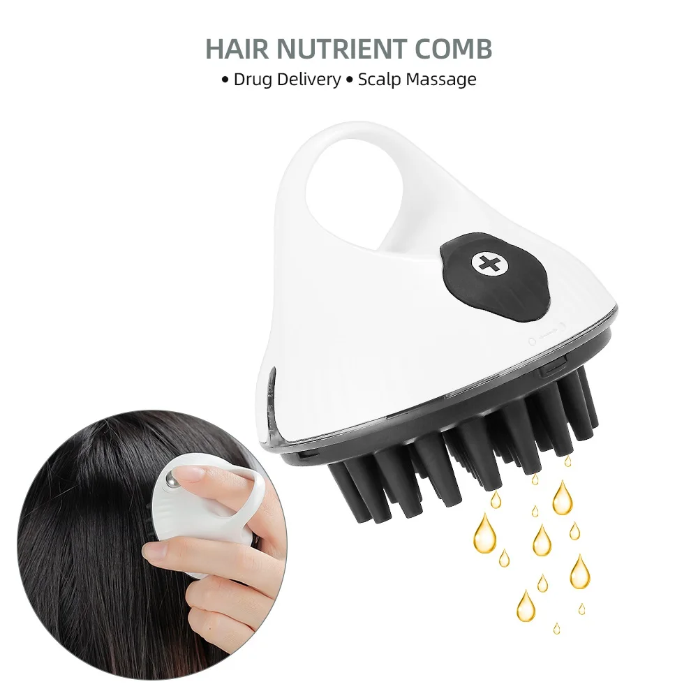 

Washable Hair Nutrient Comb Scalp Solutions Applicator Hair Regrowth Scalp Treatment Essential Oil Liquid Importing Massage Comb