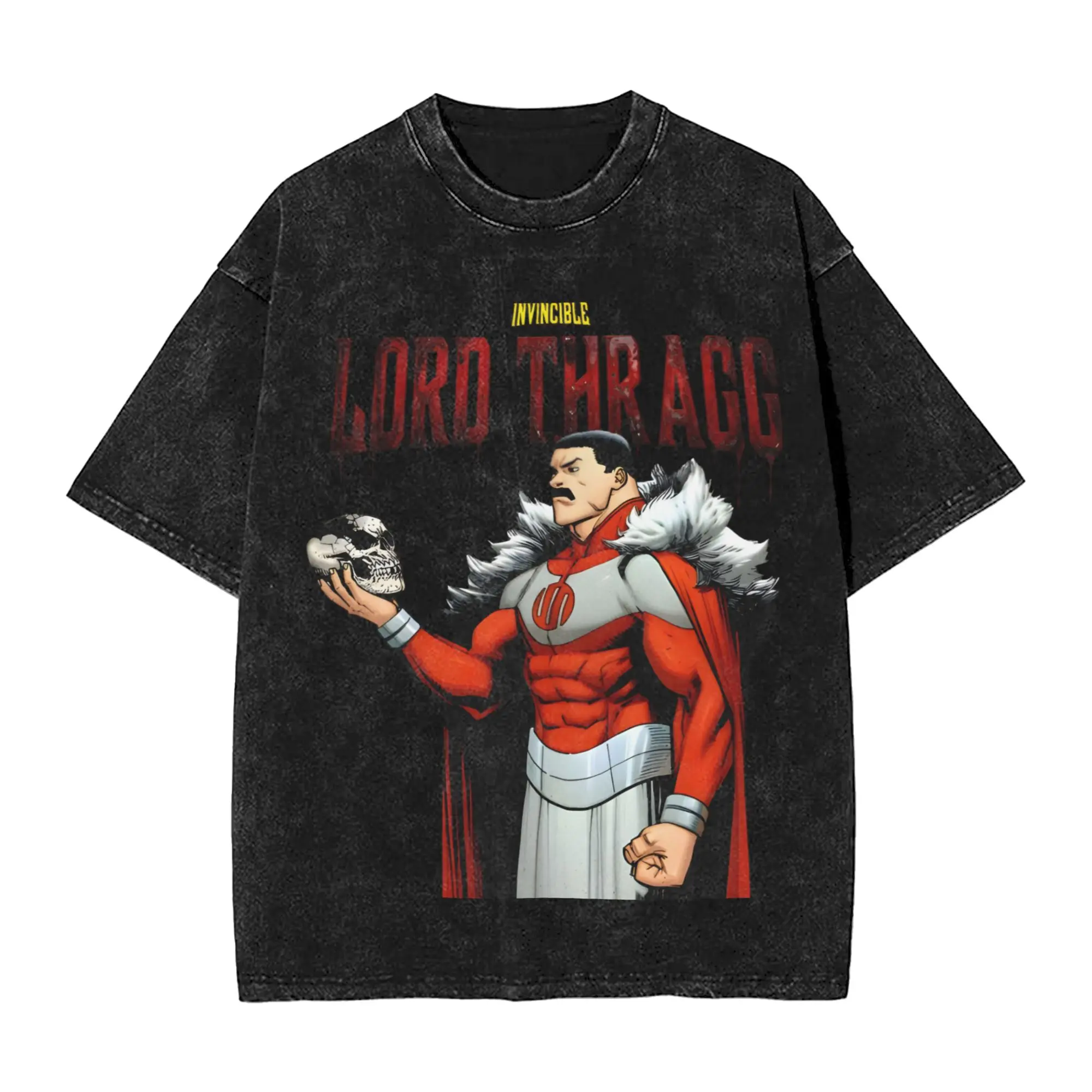 Invincibles Lord Thragg Legendary Ruler T-Shirt Hippie T Shirts Short-Sleeved Vintage Tops Summer Cotton O Neck Oversize Top Tee