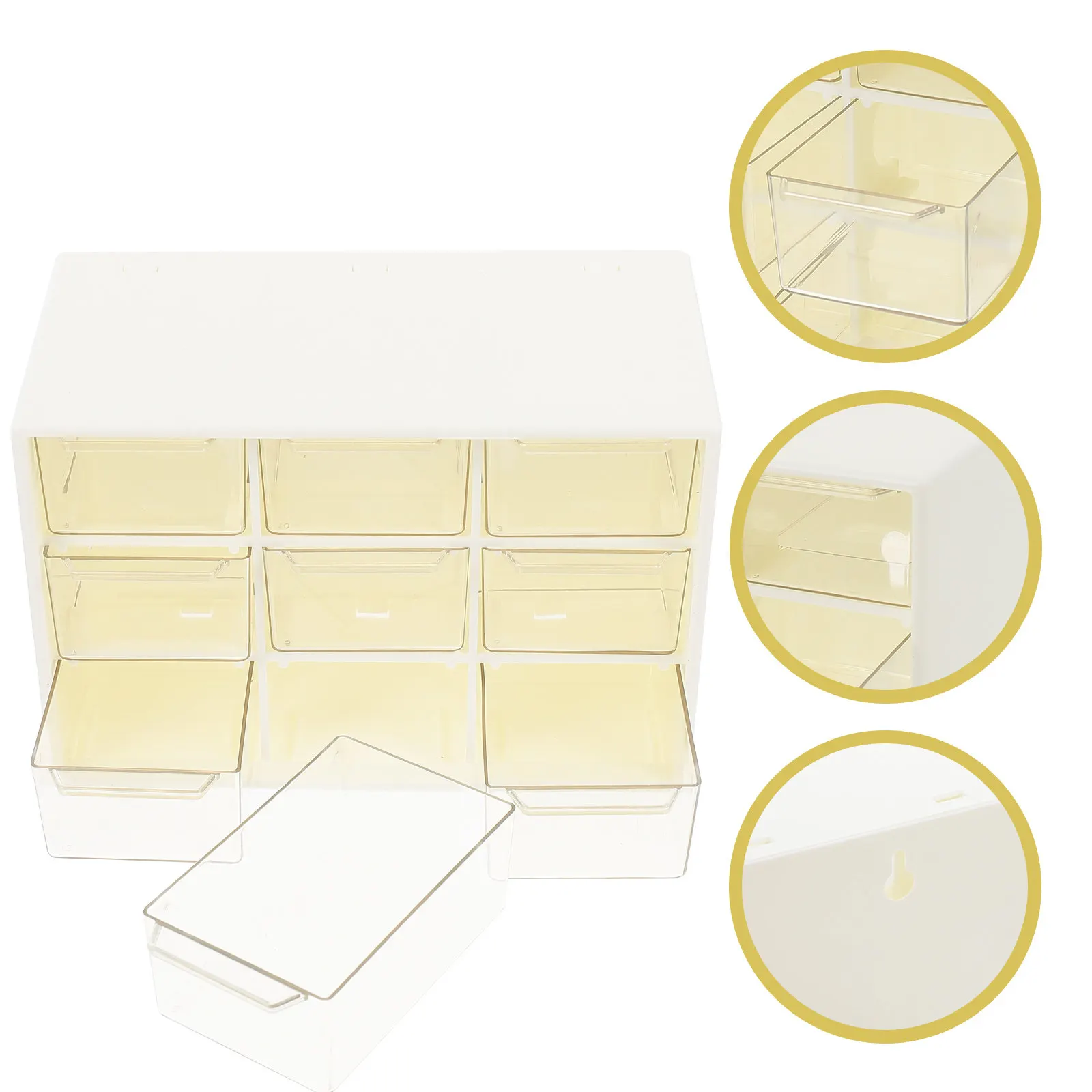 

Пылезащитный органайзер для хранения в виде ящика, большой емкости, для украшений, косметики, настольный, для дома и туалетного столика