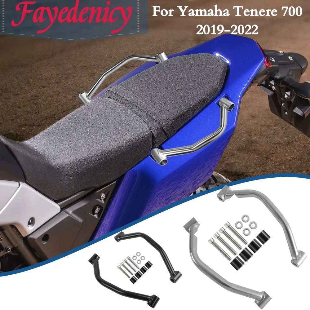 

2021 Tenere 700 Rally Motorcycle Passenger Rear Seat Grab Bar Hand Rail Handlebar For Yamaha TENERE 700 XTZ700 T7 2019-2023 2022