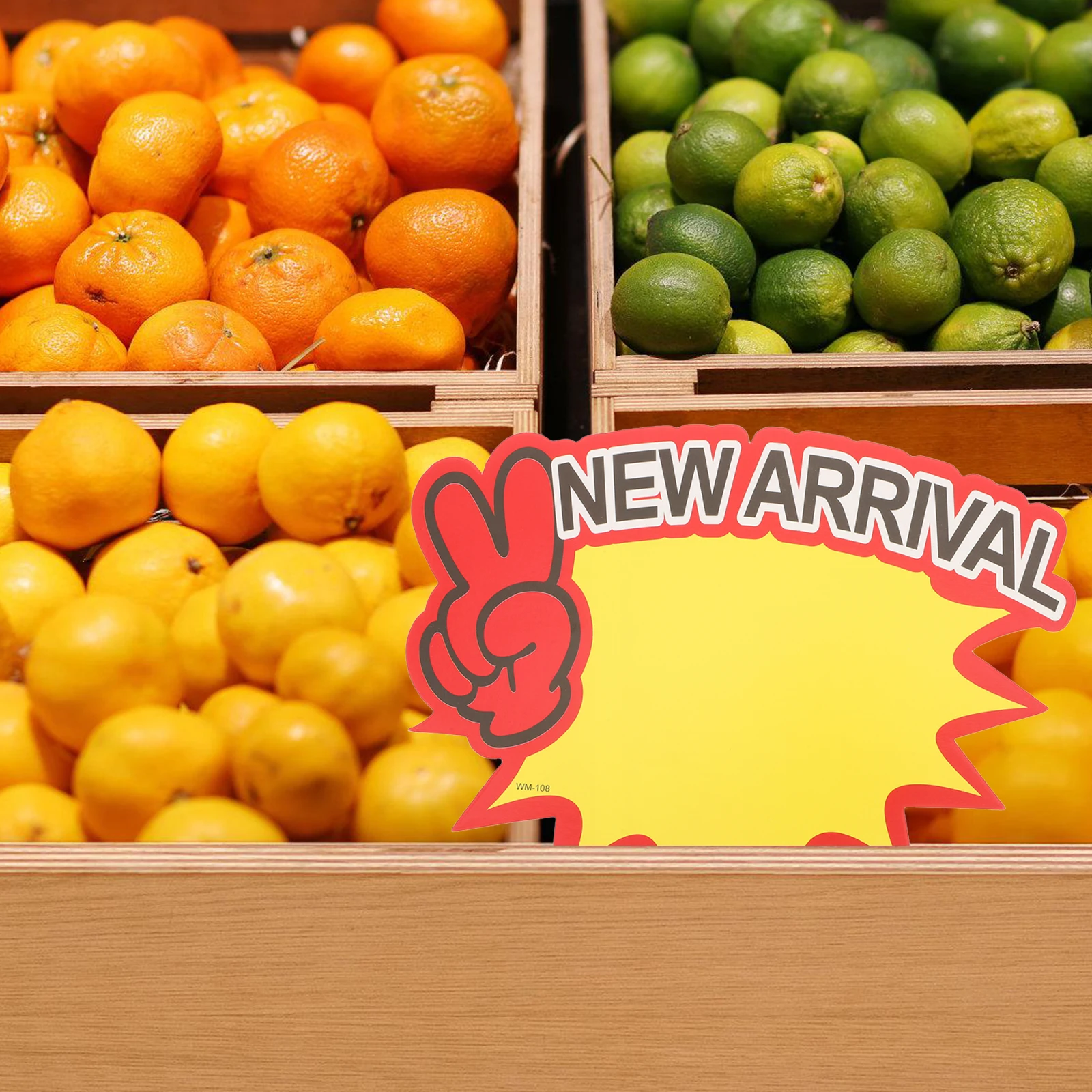 

100 Pcs Price Tag Tags Blank Sale Signs Fruit Labels for Retail 230g White Card Advertising