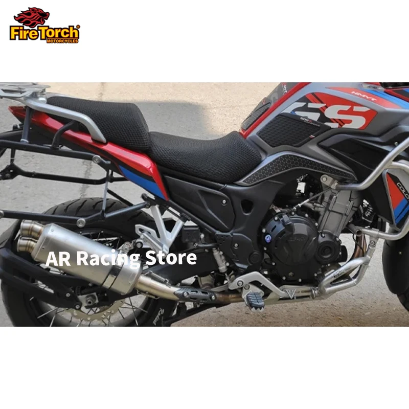 For KOVE 400X 500X 510X EURO5 SINGLE SWING ARM 2019 - 2024 Motorcycle Exhaust Modified Stainless Steel Mid Link Pipe Espace Moto