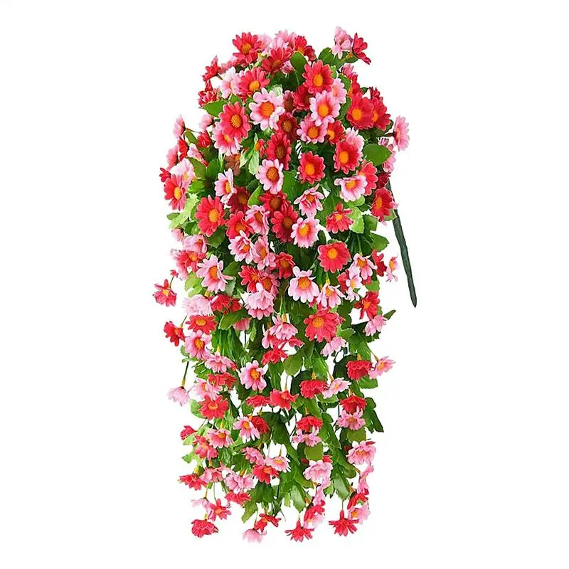 

Faux Flowers Outdoor Artificial Flowers For Outdoors 19.69inches UV-Resistant Weatherproof Silk Greenery Realistic Plant Decor