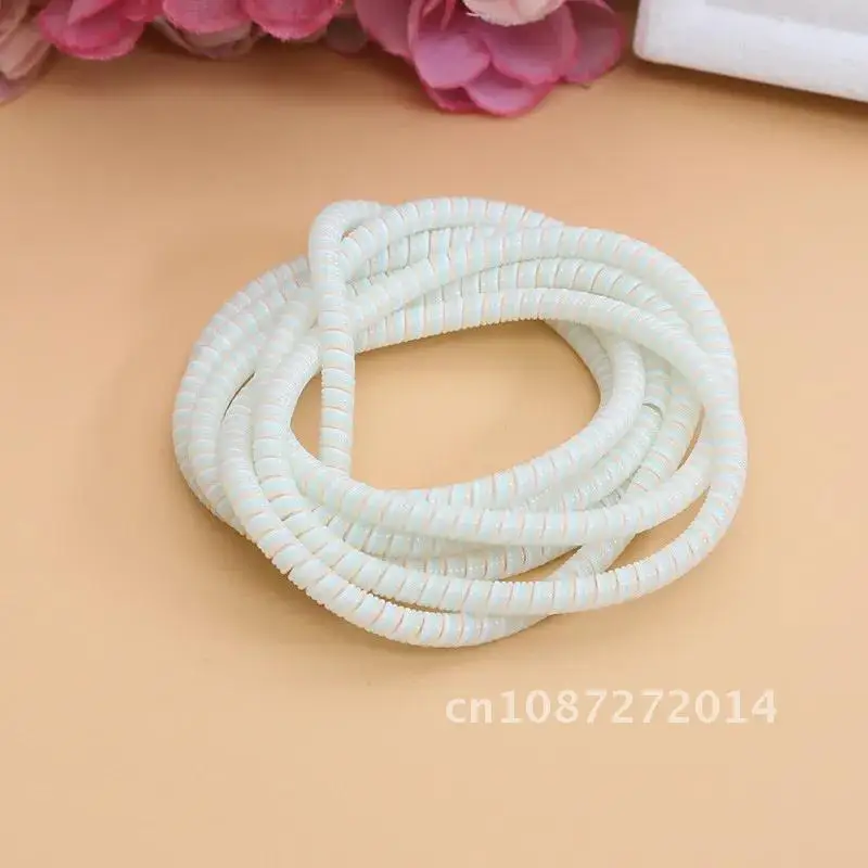 Cable Protector Anti-break Spring 1.4m Phone Wire Cord Rope for USB Charging Cable Earphone Data Plastic Winder 4 Color