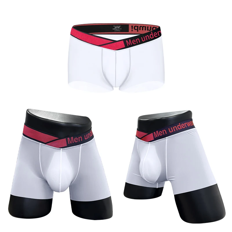 Men's Transparent Panties Mesh Gifts for Men Summer Boxers Man Men's Boxer Briefs Ice Silk Underwear Man Lingeries Sexy Hot Male