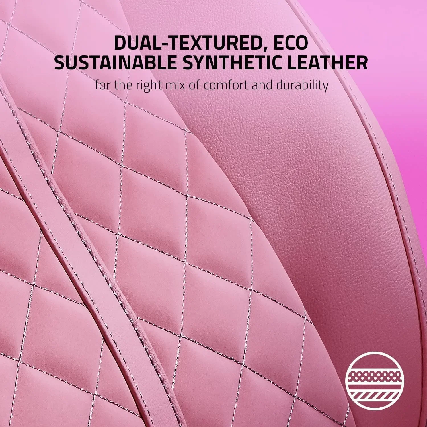 كرسي ألعاب ممتاز مع دعم قطني متكامل (كرسي مكتب/كرسي مكتب، جلد صناعي متعدد الطبقات