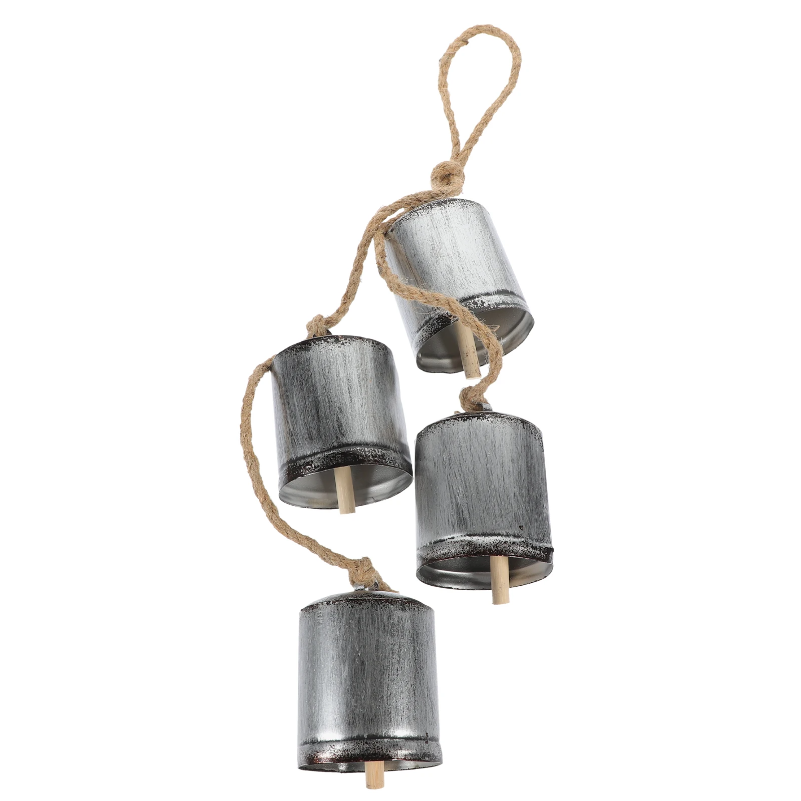 

Vintage Metal Hanging Cow Bells Rustic Farm Decorative Craft Noise Makers For Home Garden Outdoor Durable Lightweight Bell