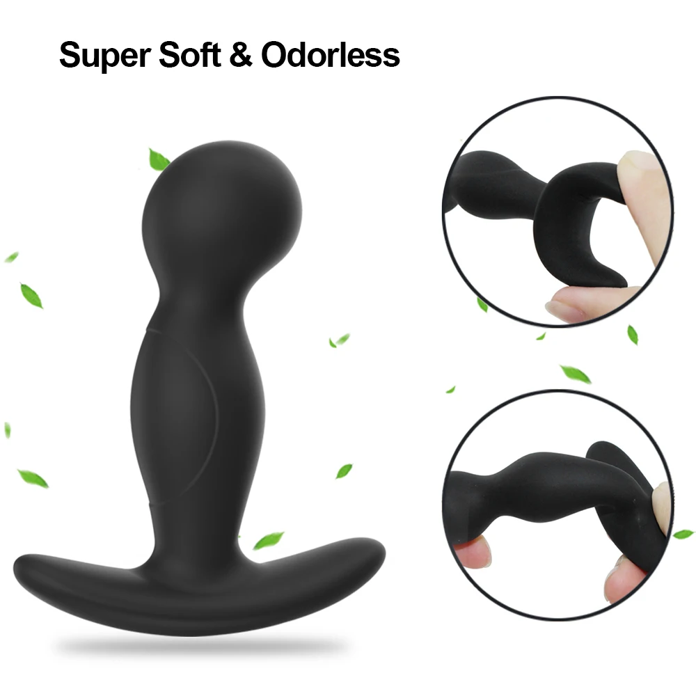 Beginner Soft Silicone Anal Plug for Men Women Anal Sex Toy Easy to Clean Butt Plug Prostate Stimulator for Men Adult Supplies