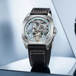 AESOP Tourbillon Watches For Men Mechanical Fashion Watch Waterproof Skeleton Tourbillon Movement Sapphire Mirror Official Store