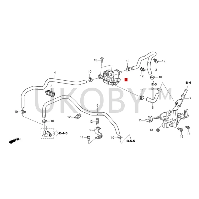 36162-5AA-A01 подходит для Ho nd a Ac co rd Ci vi c Ac ur a Cr ow n Ro ad топливный регулирующий клапан, клапан для очистки углеродной канистры