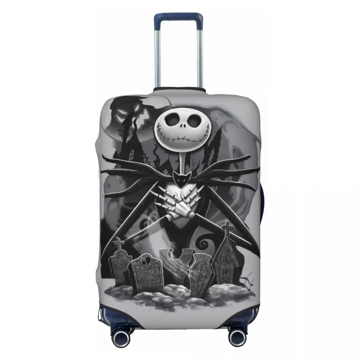

Чехол на чемодан «Кошмар перед Рождеством», эластичные винтажные дорожные чехлы с готическим черепом для 18-32 дюймов