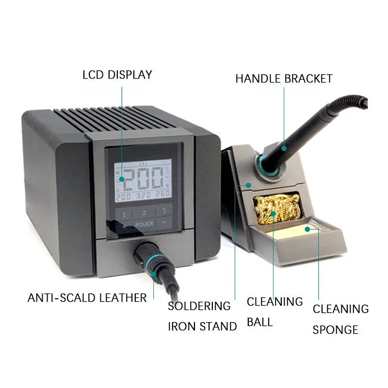 TS2200/TS2300 electric soldering station soldering iron intelligent constant temperature lead-free soldering station 90W 150W