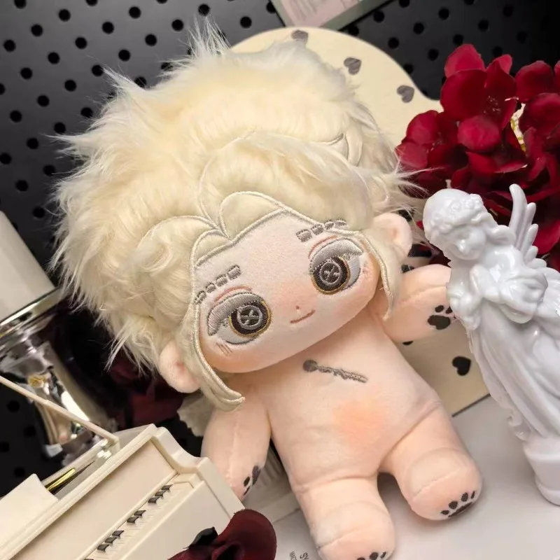 

20cm Anime Game Identity V Kawaii Cosplay Soft Cotton Doll Body With Skeleton Composer Cartoon Dress Up Toy Figures Fans Gifts