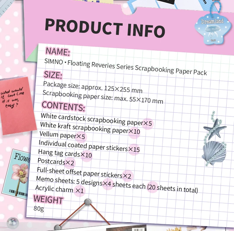 TIANZI 70 pcs Garden Post Office Collection Light Paper Material Pack DIY Handbook Collage Journal Notebook Scrapbook Envelope