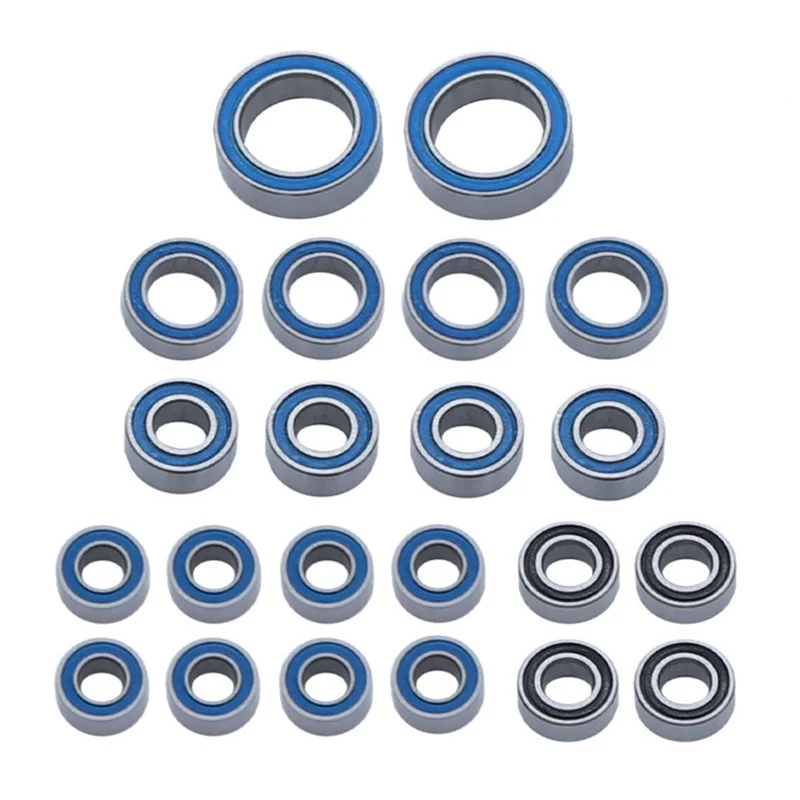 22Pcs Steel Sealed Bearing Kit 9745 for TRX4M 1/18 RC Crawler Car Upgrade Parts Accessories