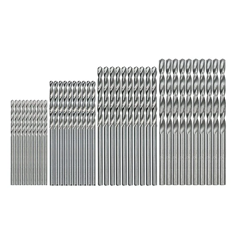 

New 40 Pieces 0.5Mm-2.0Mm Straight Shank Mini Drill Bit Set Tiny Mini Small Drill Bits Full-Ground HSS Twist Drill For Dil