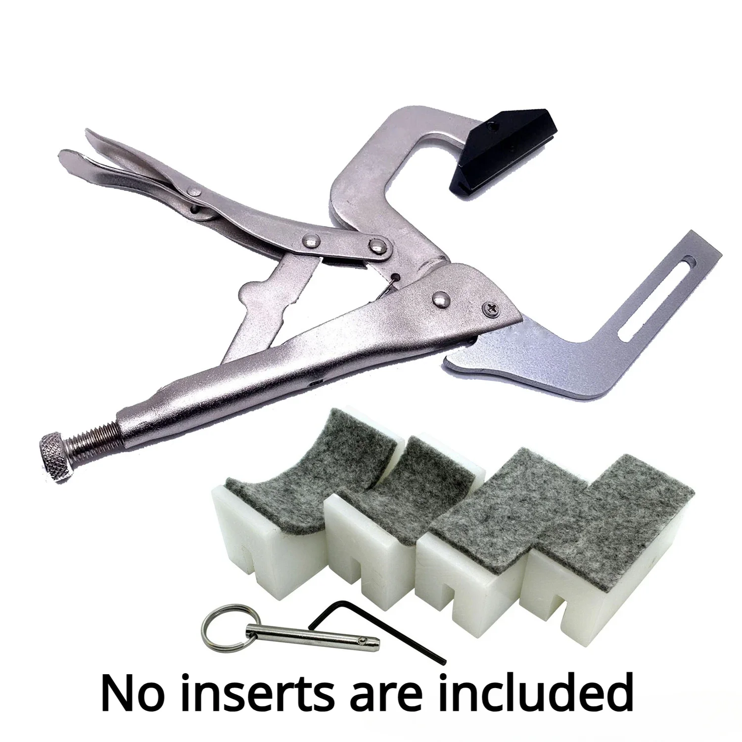 Toets Handheld Fret Press Insert Tool Met 4 Straal Inzetstukken Gitaar Gitaarbouwer Maken Reparatie Set Release Hendel Nek Suppot