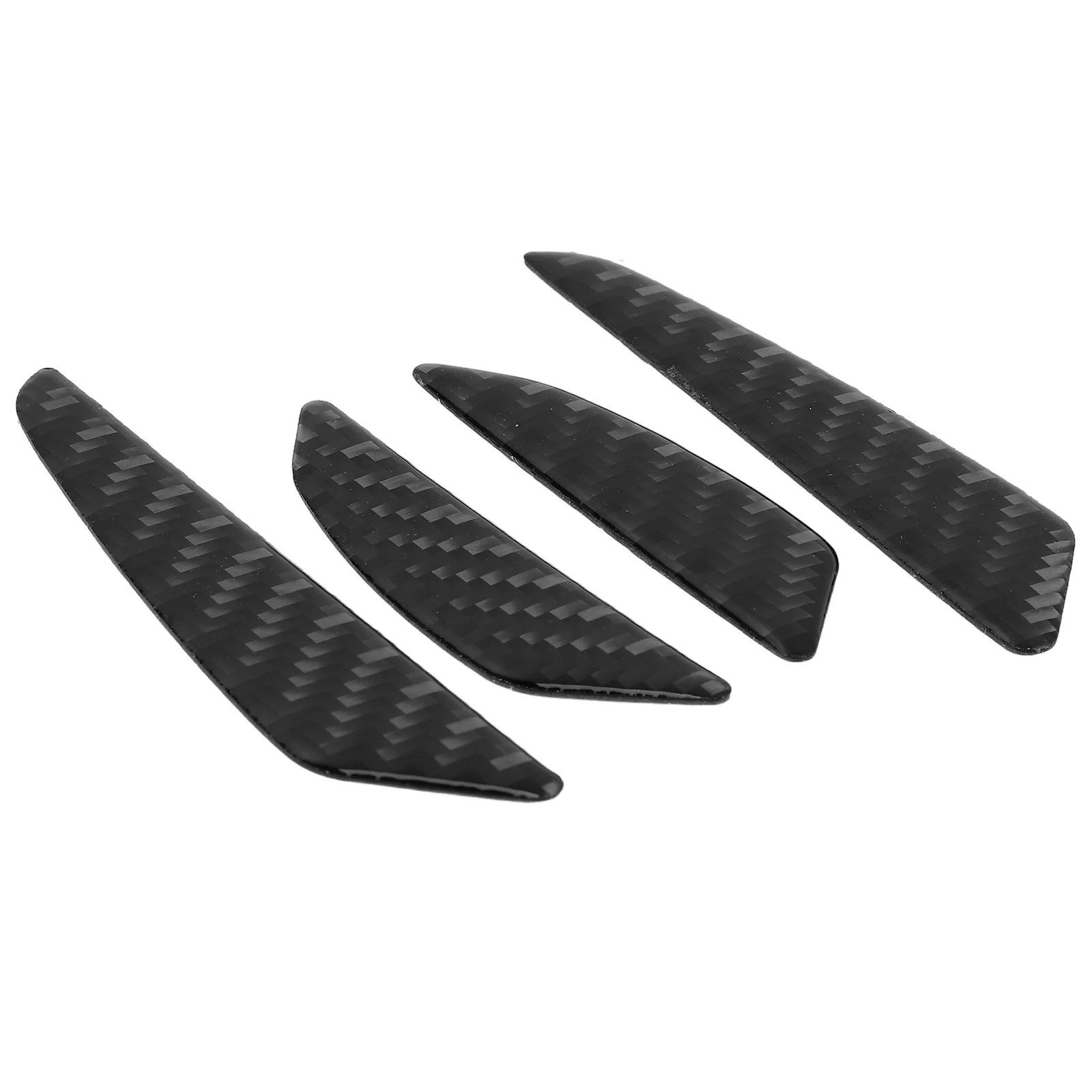 

4PCS Car Door Bumper Guards Anti Scratch Protector Edge Guards Rubber Black Universal Fit Collision Strips Door Accessories