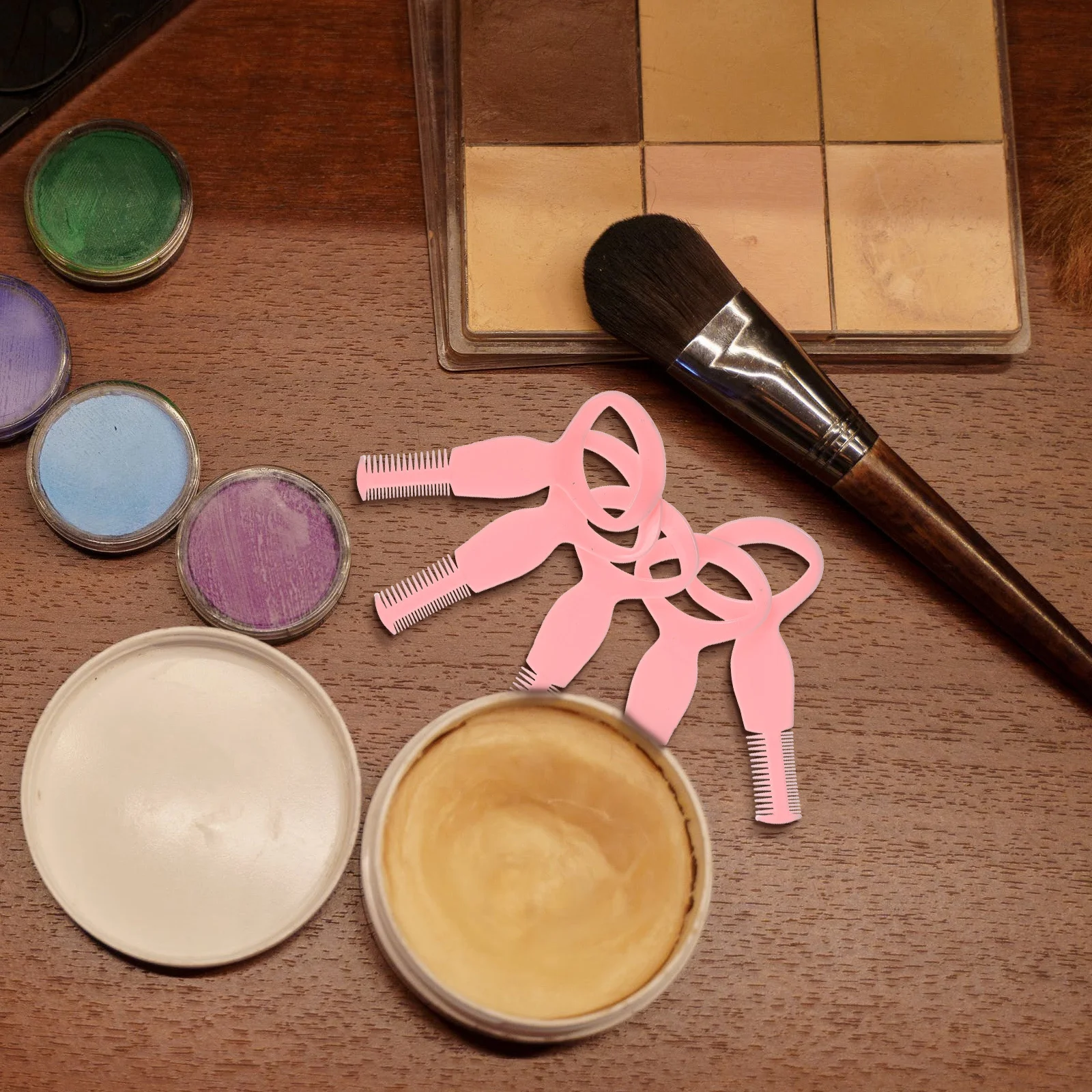 20 piezas herramientas de aplicación protectora de máscara de pestañas, cepillo de pestañas reutilizable de PP, aplicador de máscara de maquillaje portátil, guía, peine para pestañas