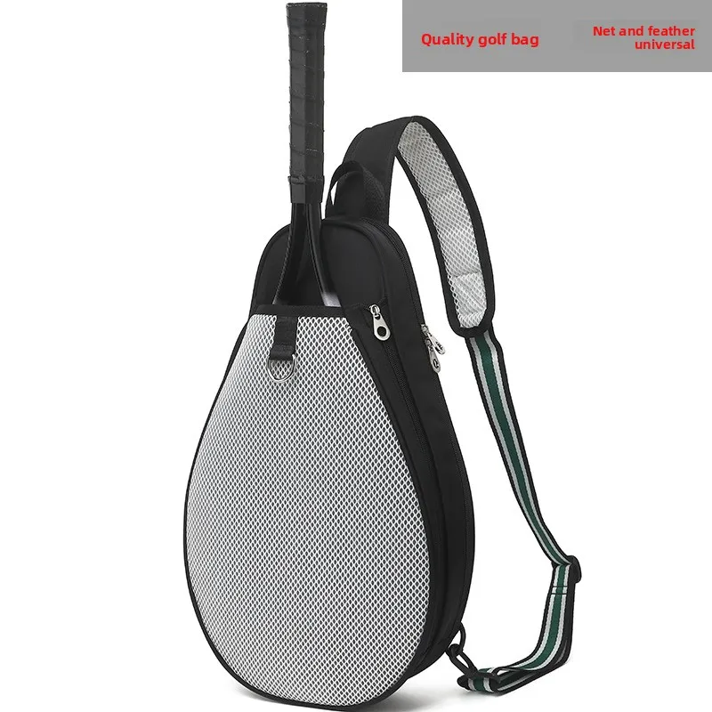 Unisex Lightweight Tennis Badminton Racket Bag Large Capacity Crossborder Sling Backpack for Sports and Everyday Travel