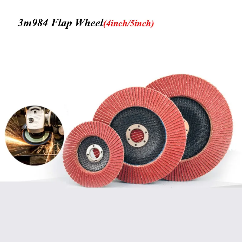 4inch/5inch 987F ceramic flap disc for metal stainless teel polishing 13000RPM speed polishing abrasive sand disc Grit#36~#120