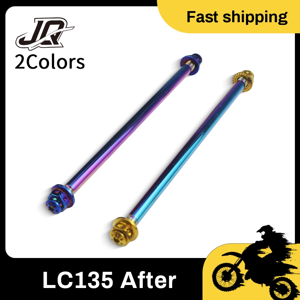 

Premium Colorful Rear Axle Shaft Rear Wheel Axle Rod For Yamaha LC135 Y15 Y15ZR Scooter Modification Parts