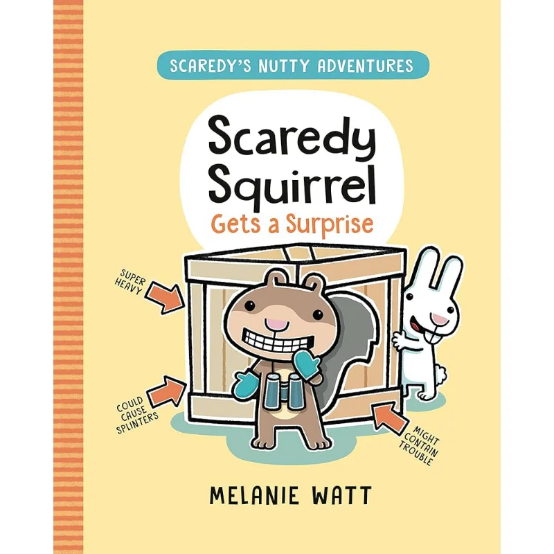 

Книги Melanie WattScaredy Squirrel Gets A Surprise Melanie Watt Tundra 9781774883334 Книга