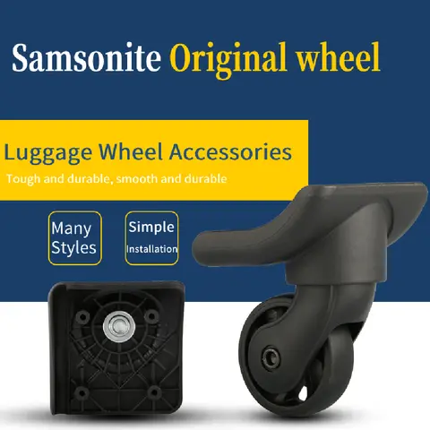 Samsonite 수하물 휠 액세서리 트롤리 케이스 가방 유지 보수 교체 충격 흡수 범용 휠에 적합