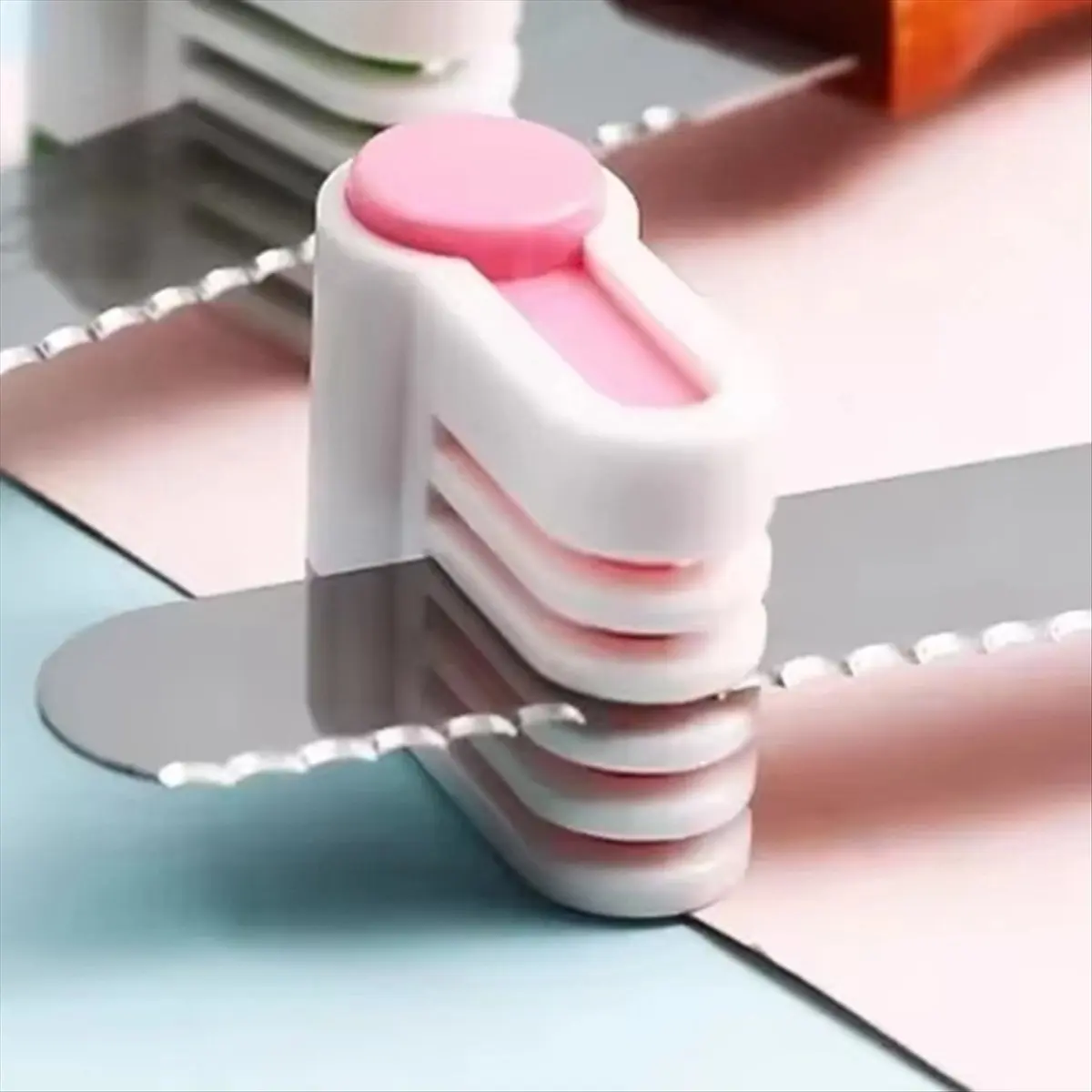KSOL 2pcs/Set Cake Slicer Bread Divider Layering Aid Serrated Knife Divider Toast Baking Tool A