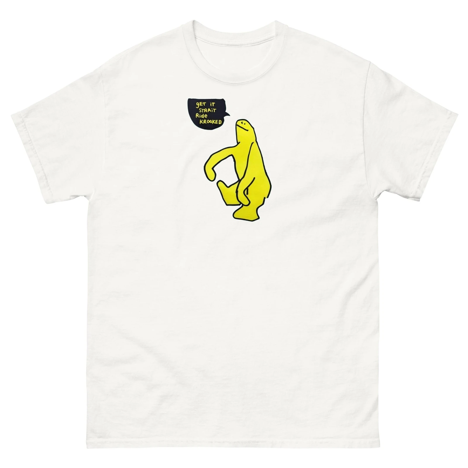2026 Krooked Skateboarding Mark Gonzales T-Shirt Graphic Printing High-end Luxury Unisex Style Both of Men and Women
