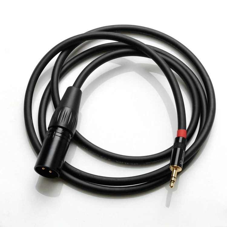 Cannon male female to 3.5 male connector stereo headphone plug small three-core mixer connected to the computer