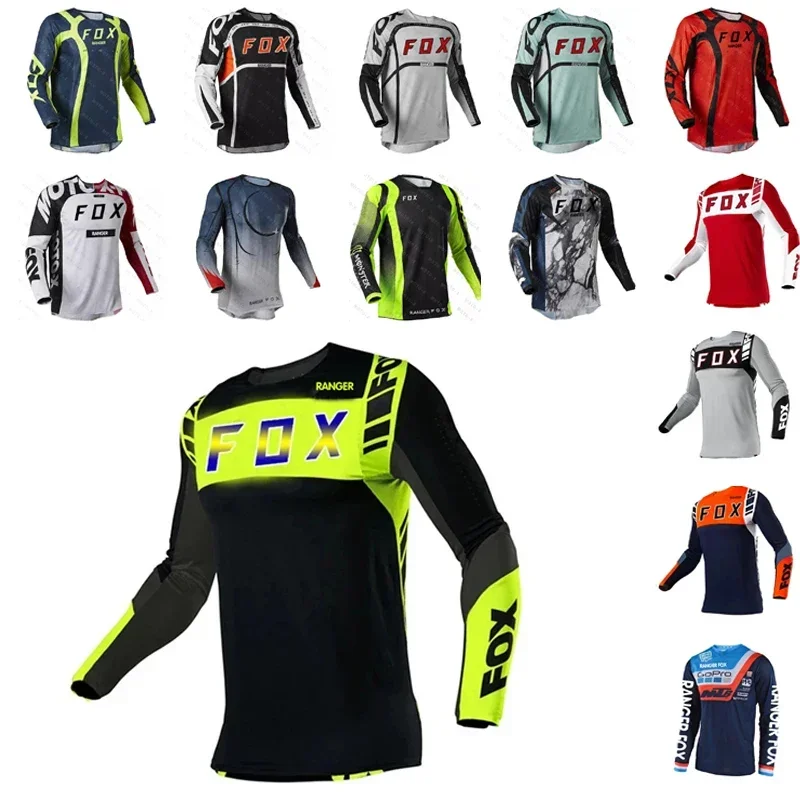 

2024 New Enduro MTB Cycling Sleeve Sweatshirt Downhill shirt Camiseta Motocross Mx mountain bike wear HAOMEIFox