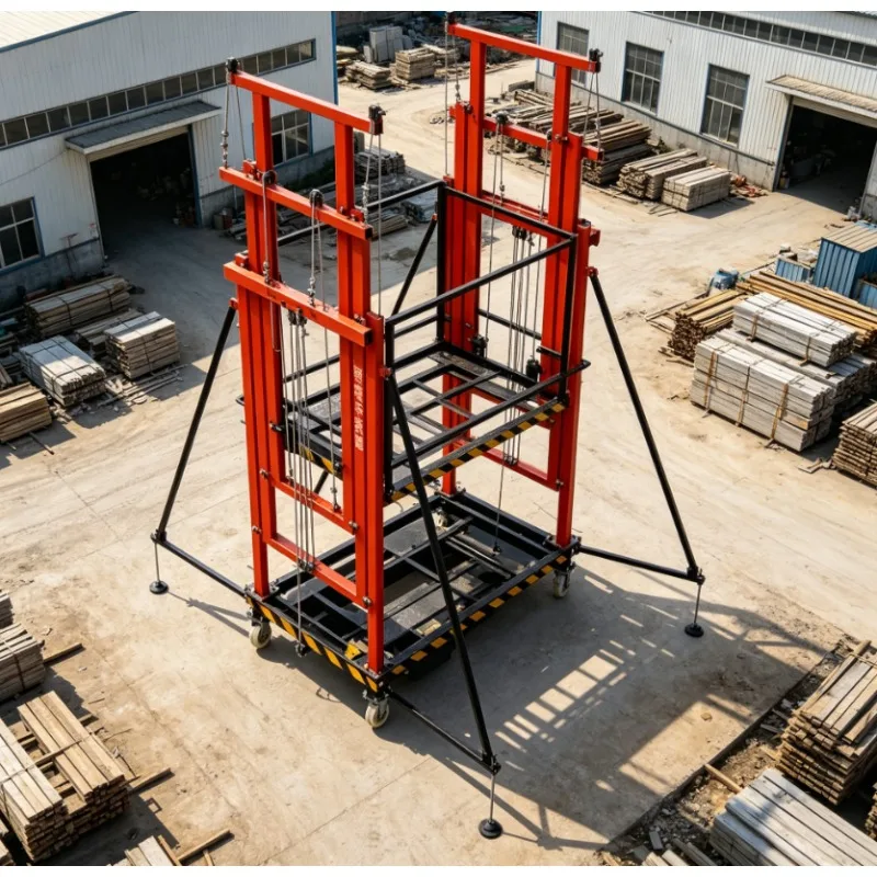 

Multi-functional Electric Scaffold, Lifting and Folding Scaffold for 6m Construction, Lifting Scaffold Platform