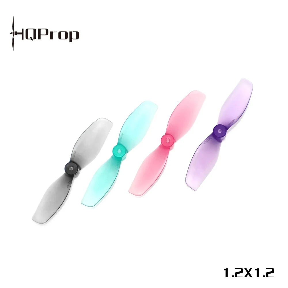 2Pairs HQProp Ultralight Whoop Prop 1.2X1.2(31MM) 1.2inch 2-blade Propeller Positive Negative Paddle 1mm Shaft Hole for RC Drone