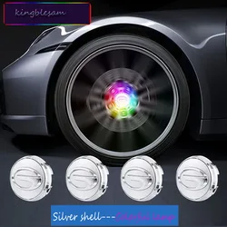 LED Car Wheel hub light Logo Sticker Frame decorazione sostituzione per Trumpchi Gac GS8 2023 2024 Cover Trim accessori