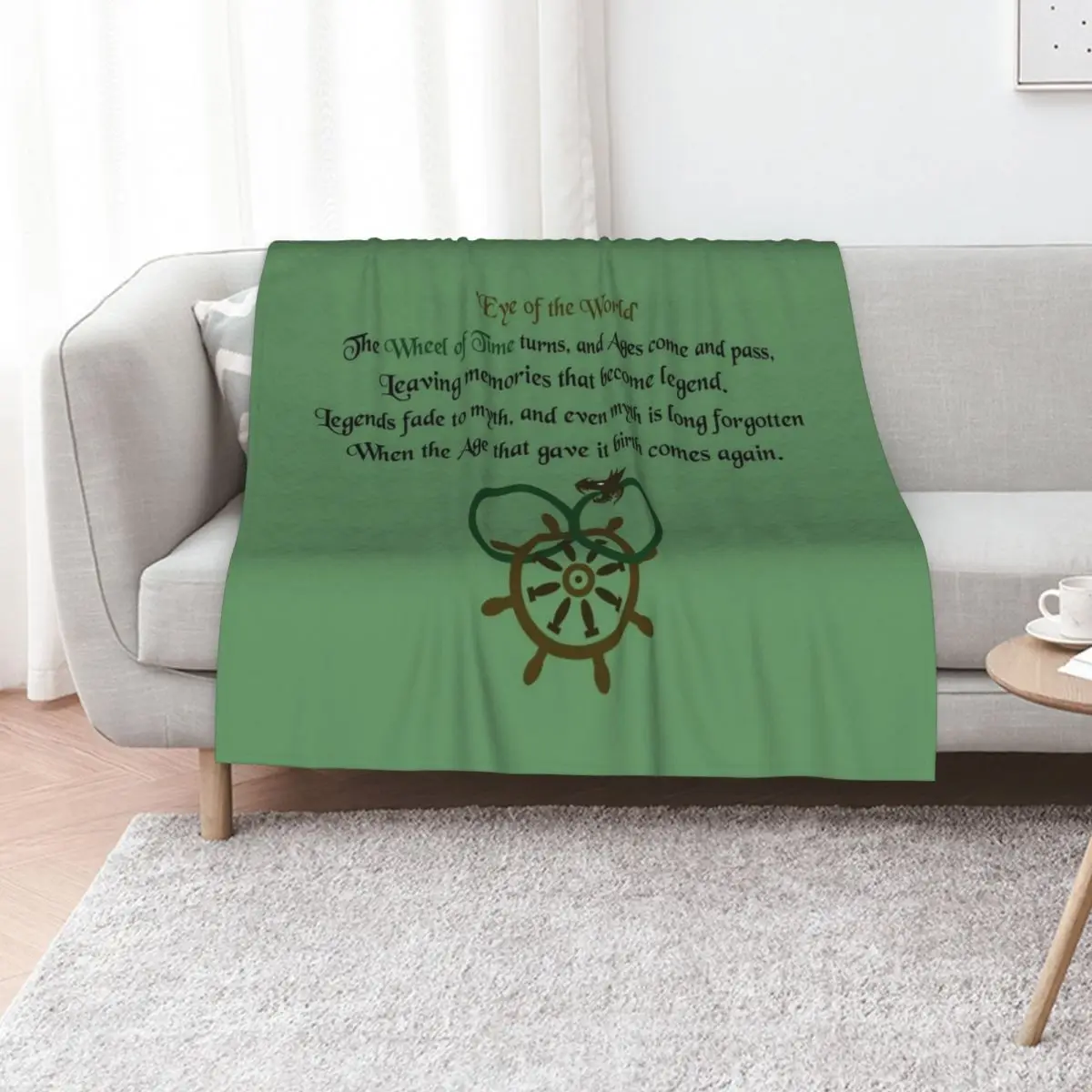 Thus Spins the Wheel of Time Throw Blanket Extra Large Throw blankets and throws Picnic Flannels Retros Luxury Throw Blankets