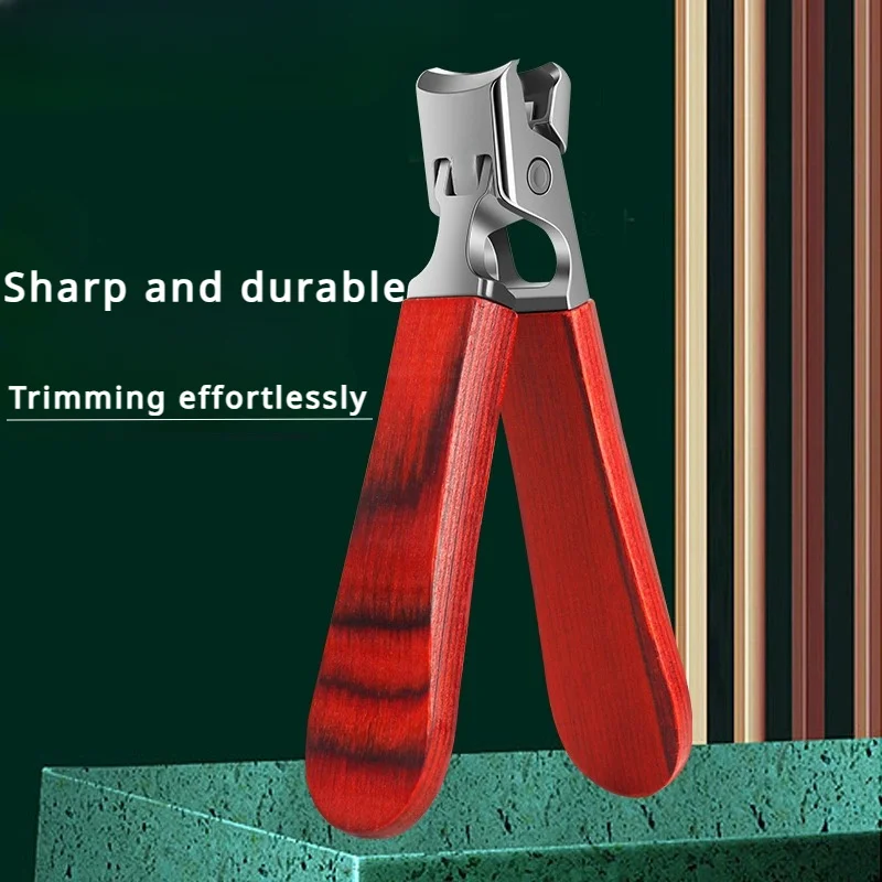 مقصات أظافر من الفولاذ المقاوم للصدأ للخدمة الشاقة ، مصممة مباشرة للأظافر والقدمين السميكة ، أدوات تزيين الأظافر والعناية بها ، L9195