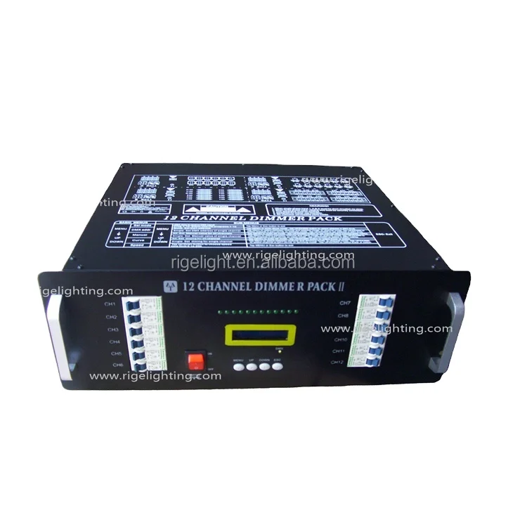 12CH 2KW  4KW stage digital dimmer 220V/110V  power pack for dj lighting