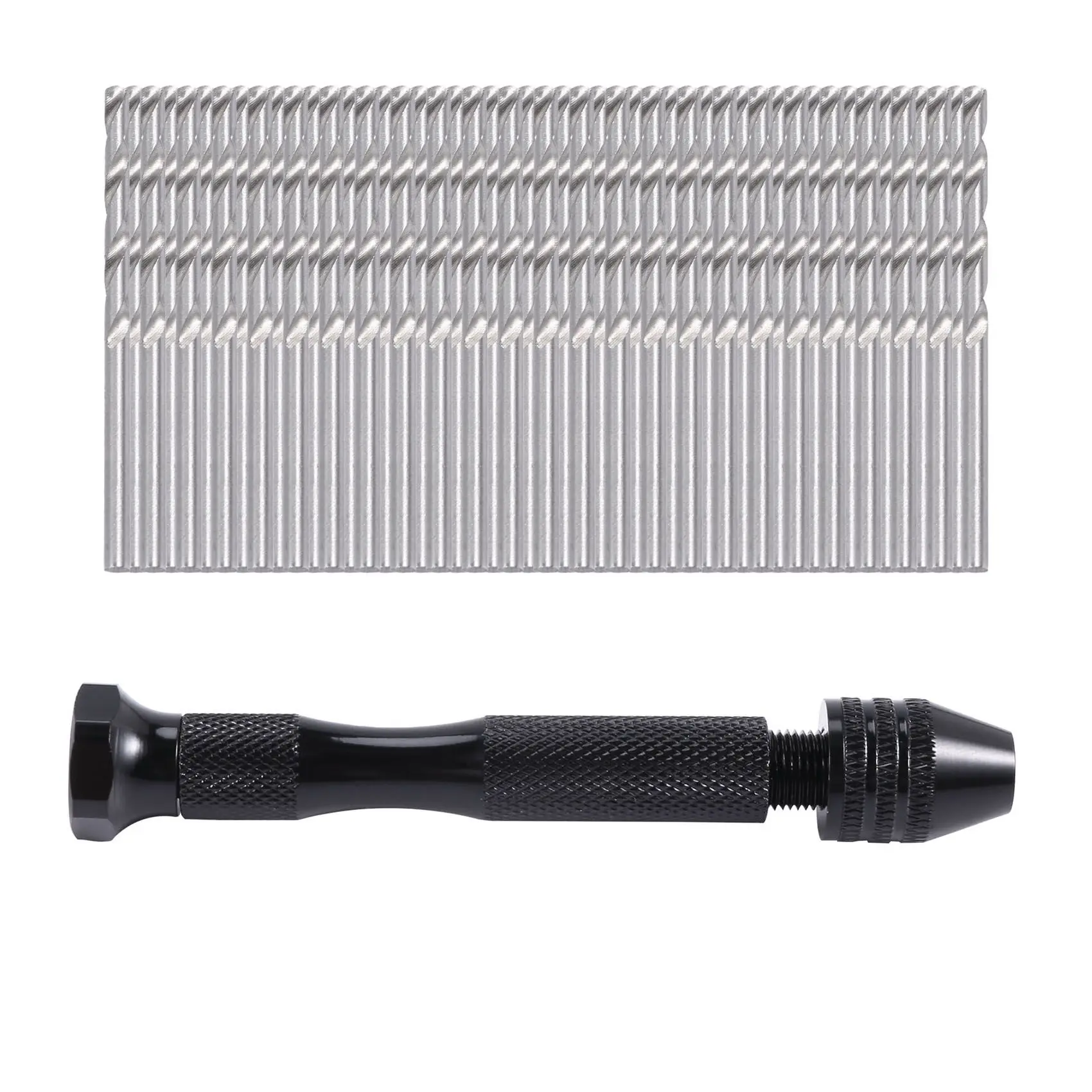 เจาะมือชุด Precision Pin Vise 49 ชิ้น Mini Twist เจาะ Bits สําหรับรุ่น, Diy, เครื่องประดับ, โรตารี่อเนกประสงค์เครื่องมือ Drilli