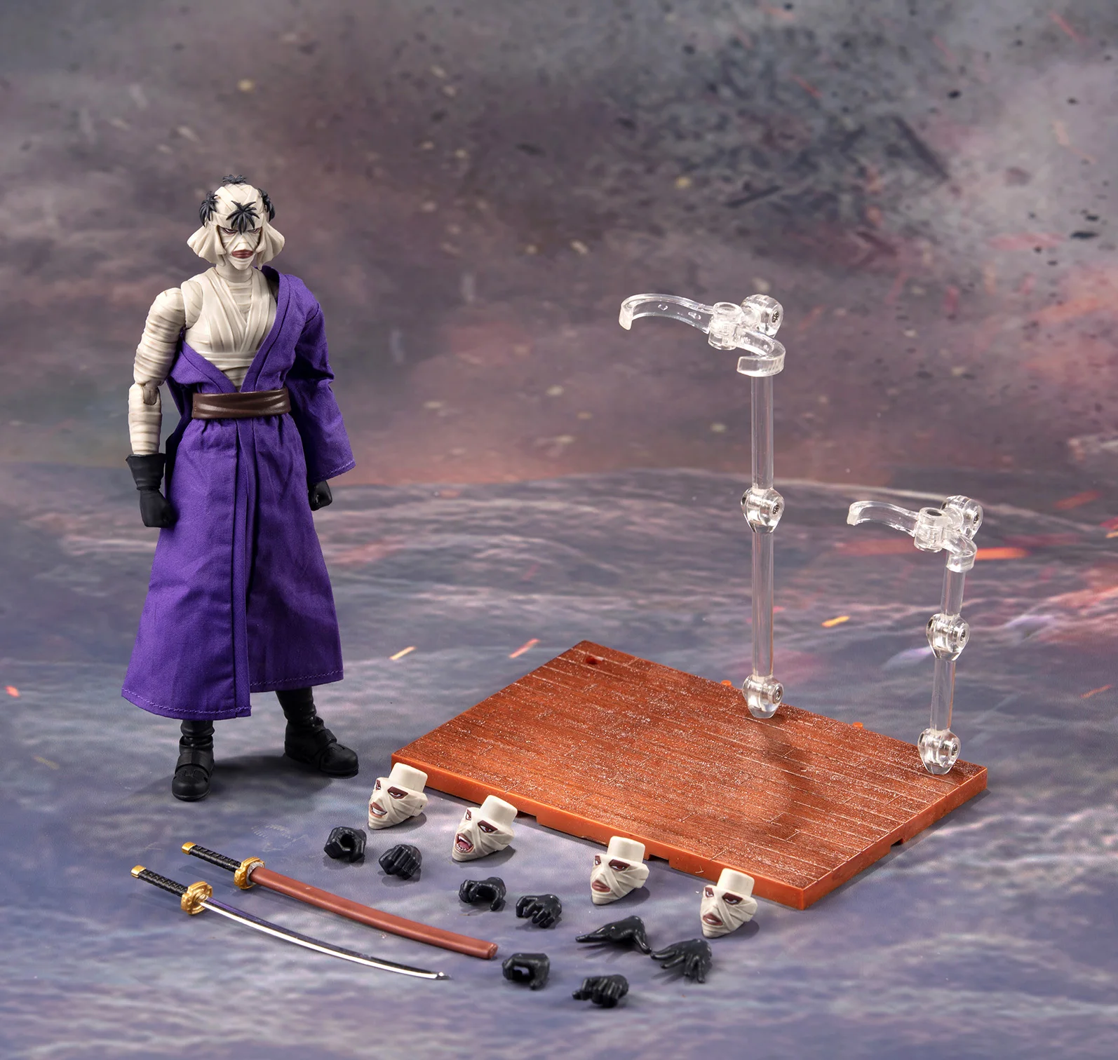 2023 Dasin GT Great Toy Rurouni Kenshin Shishio Makoto Moveable PVC Figure Model Toys For Boy Gift