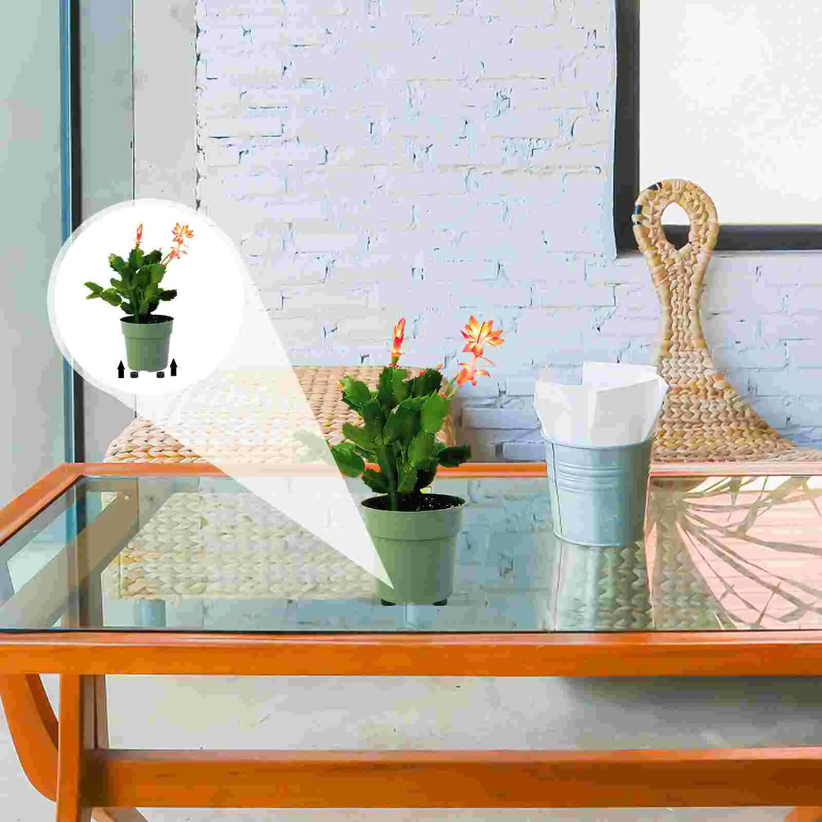 20 PCS Shockproof Floor Mat Indoor Plant Pots Flower Outdoor Planters for Plants Flowerpot Tray