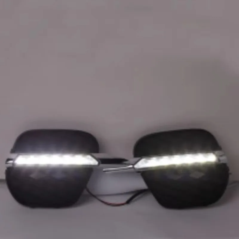 Lyr For BMW X5 E70 2011 2012 2013 Daylight Fog Head Lamp Cover Driving Light White R-AUTO LED DRL Daytime Running Light Fog Ligh