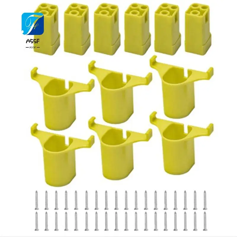 A55F-For Ryobi 18V Cordless -Tool & Battery Mounts Hangers Holders Brackets - 12Pack - 6 Tool + 6 Battery Mounts