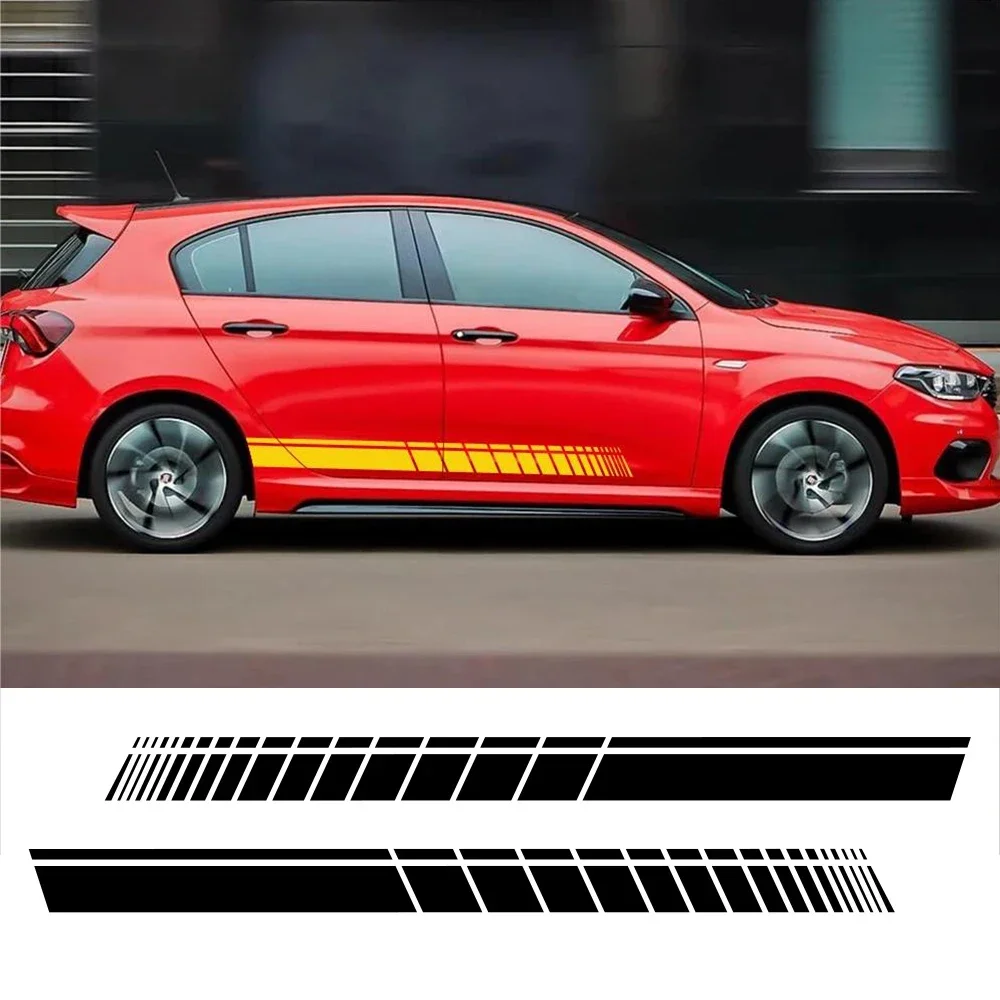 Car Side Stickers For Volkswagen VW Golf 8 7 6 5 GTI MK7 MK8 MK6 Passat Toyota Yaris C-HR Auto Vinyl Film Decal Car Accessories